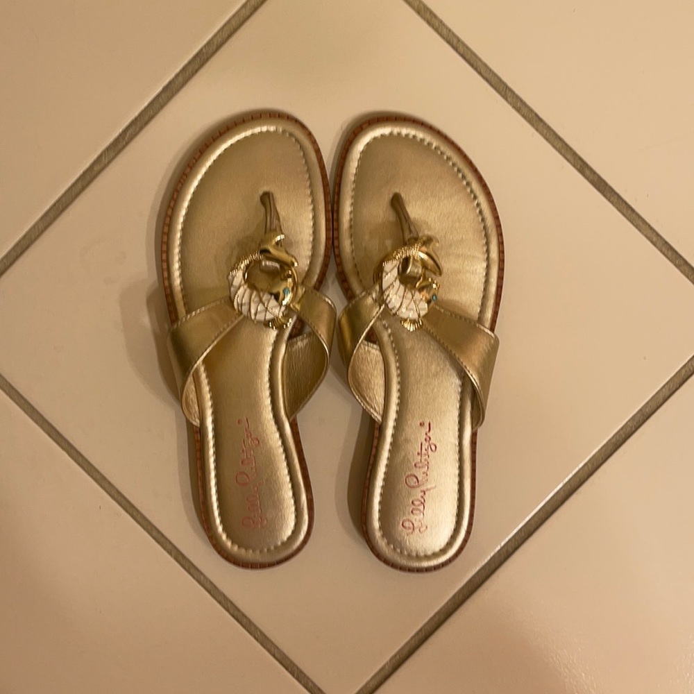 Lily Pulitzer Size 6 Fish Sandals